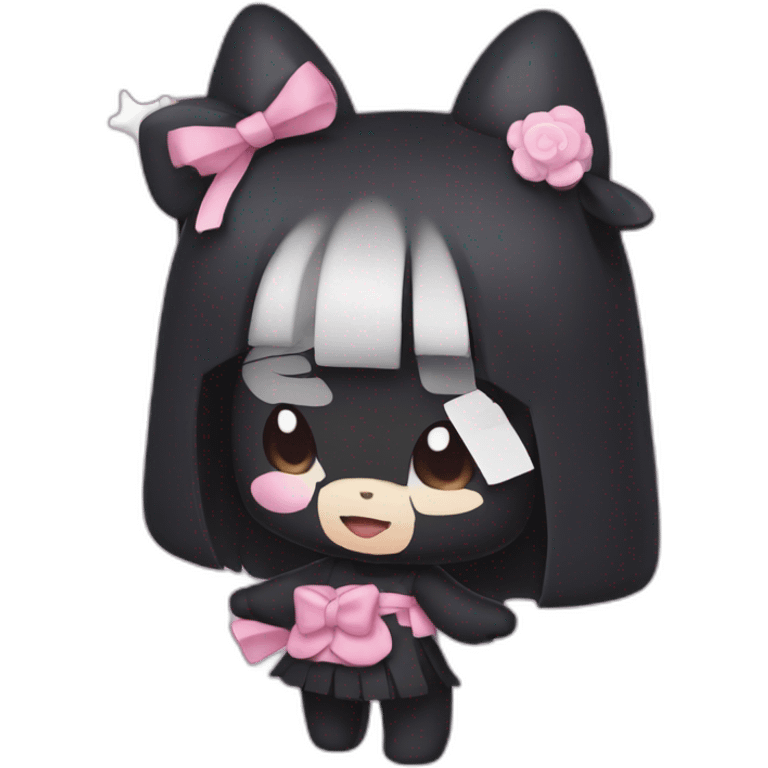 Kuromi Sanrio emoji