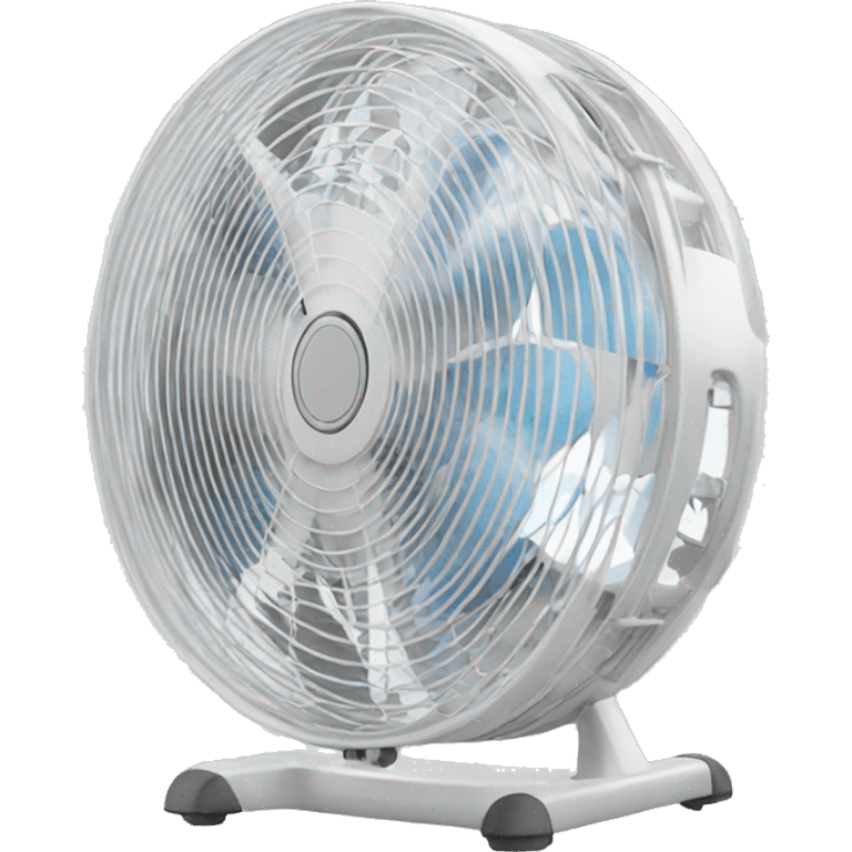 cooling down with white fan emoji