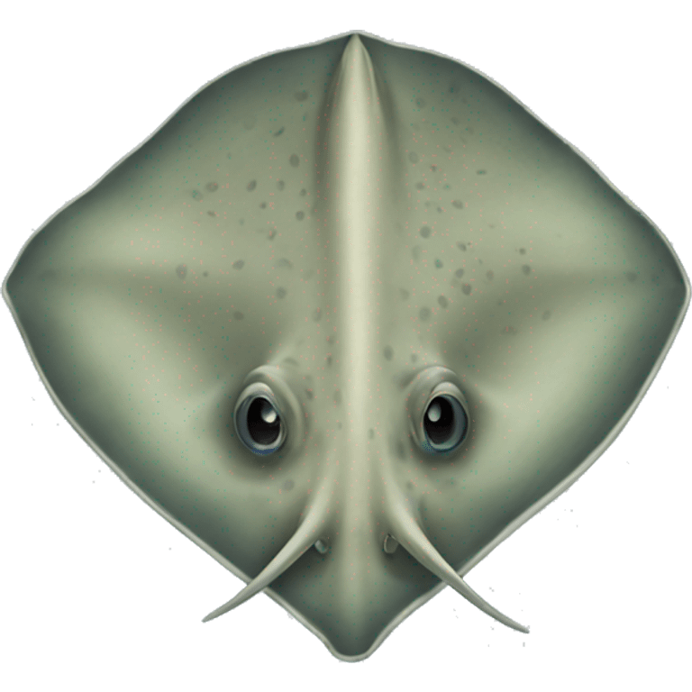 Majestic flat stingray  emoji