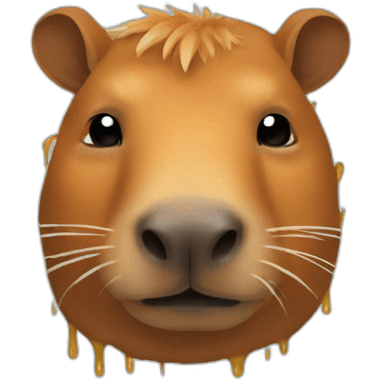 melting capybara capybara emoji