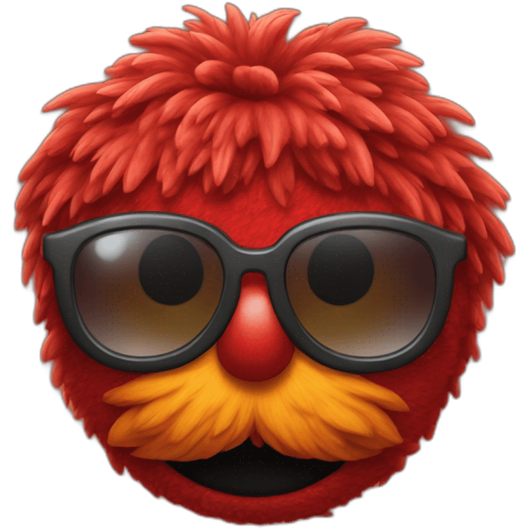 elmo in sun glasses emoji