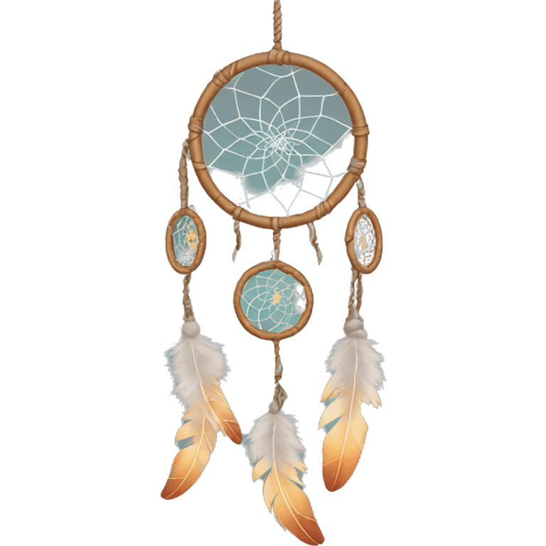 a hanging dreamcatcher  emoji