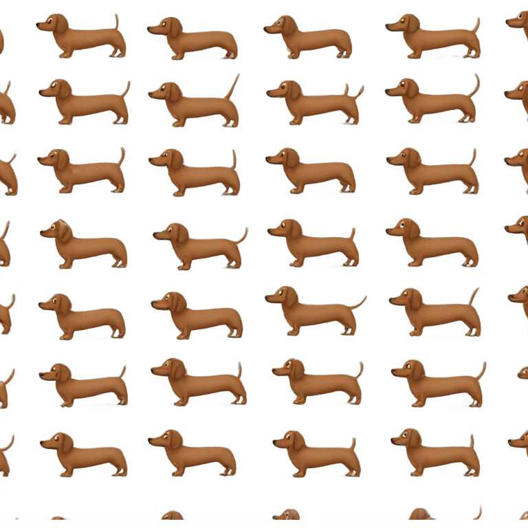 Wiener dog emoji