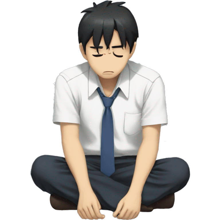 shinji ikari depressed emoji