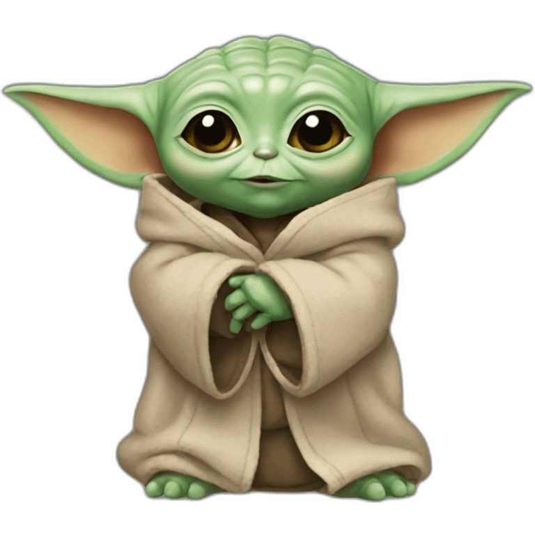 baby yoda at university emoji