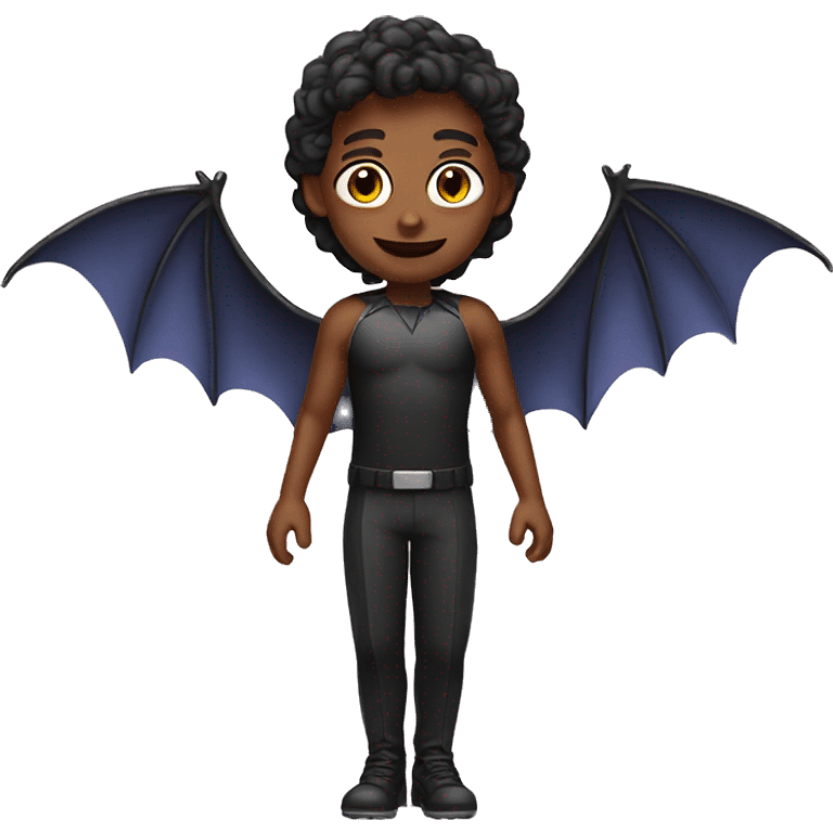 Person with bat wings emoji