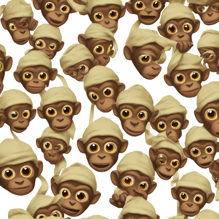 monkey with durag on emoji