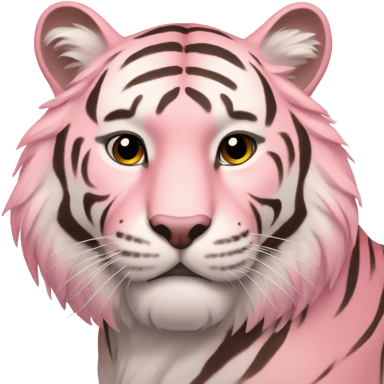 light pink tiger emoji