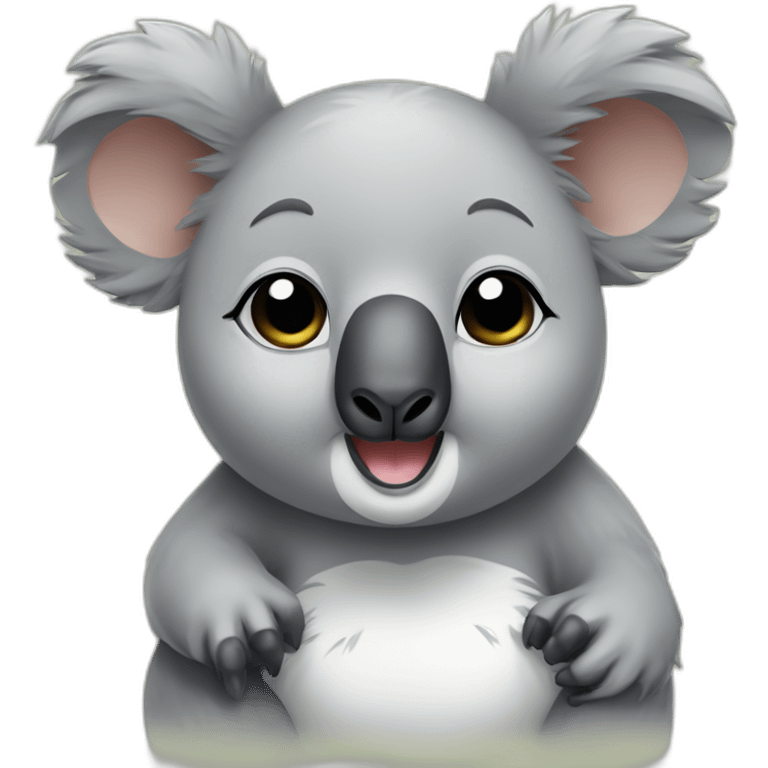 cute Chubby little Koala  emoji