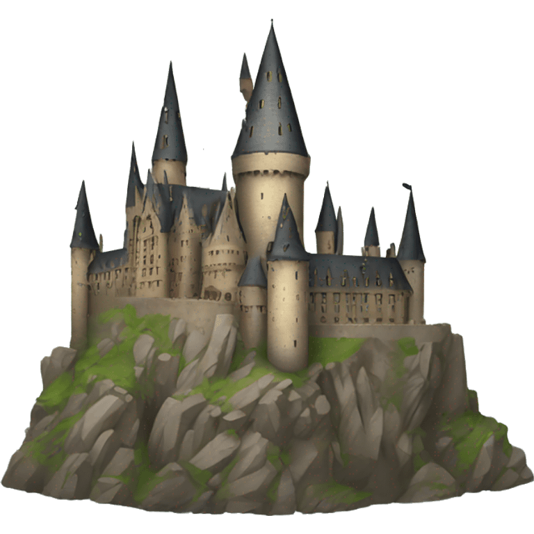 Broken Hogwarts castle emoji