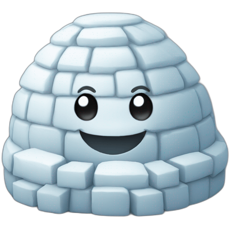 igloo happy face emoji