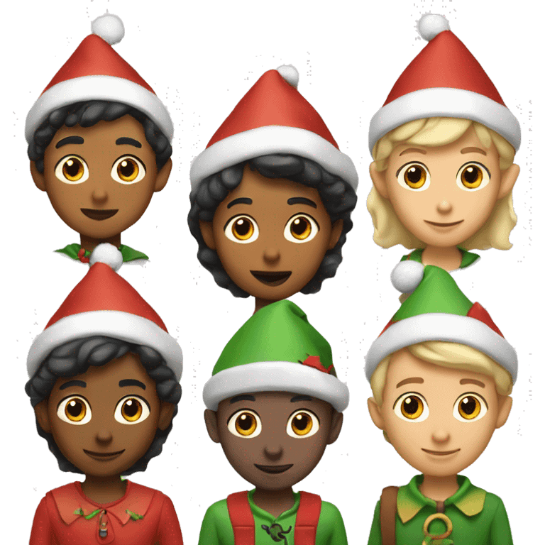 a Christmas tradition centered around Scout Elves who fly to the North Pole each night emoji