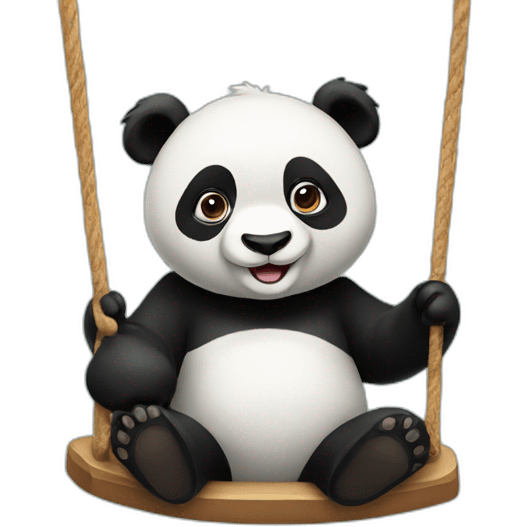 A panda that swings emoji