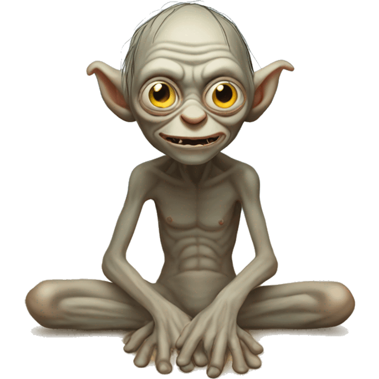 gollum at the beach emoji