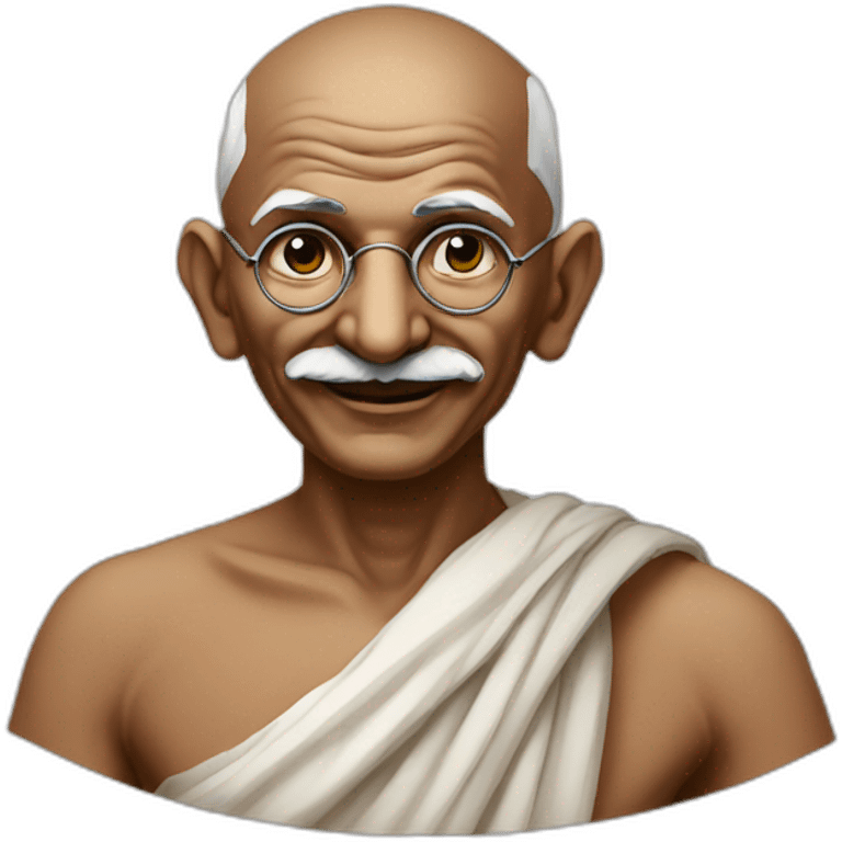 Mahatma Gandhi emoji