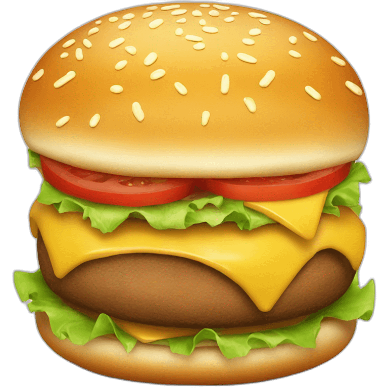 A DELISCIOUS JUICY BURGER emoji