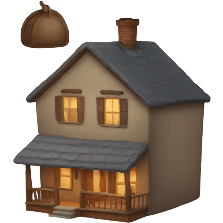 cozy house emoji