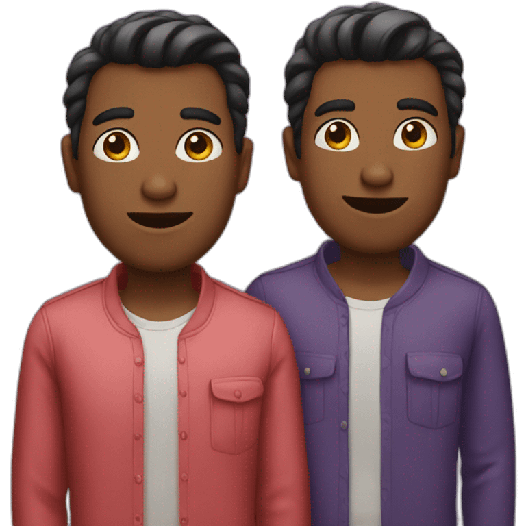 Two men who are homosexual emoji