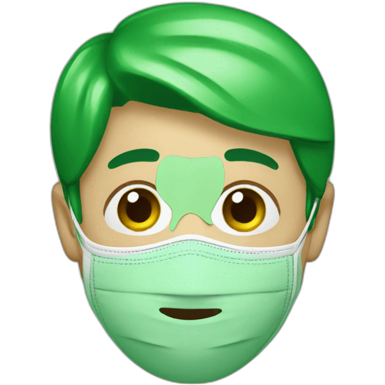 face-mask-green emoji