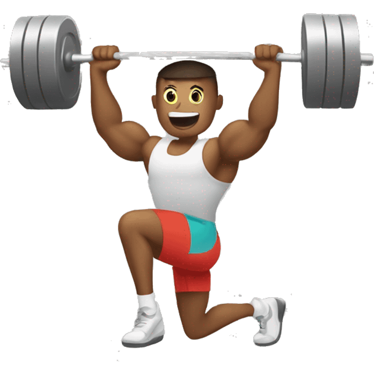 Weight lifting emoji