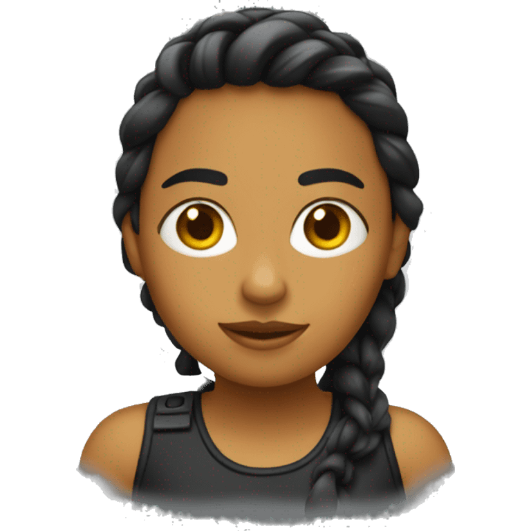 Chica negra  emoji