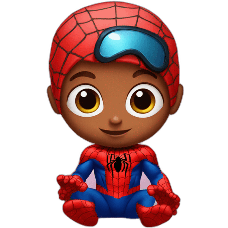 Baby Spiderman emoji