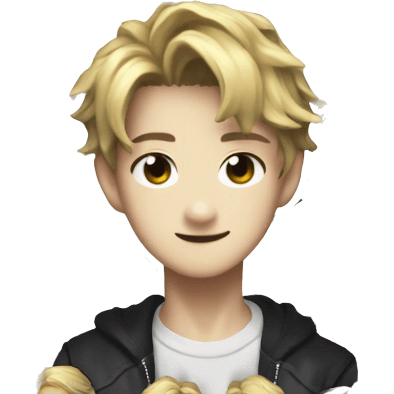 Felix from stray kids kpop group emoji