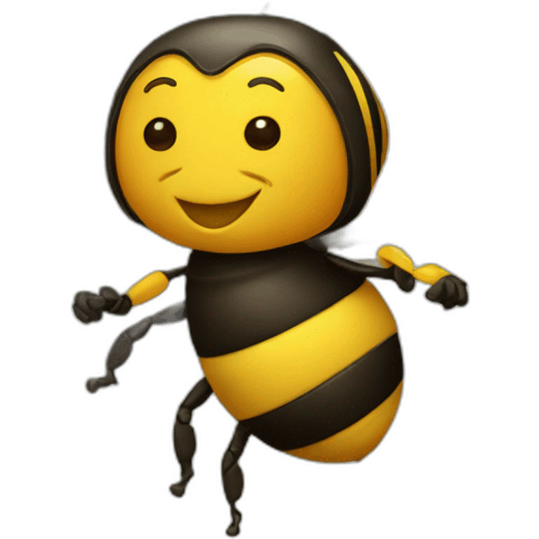 bee dancing emoji