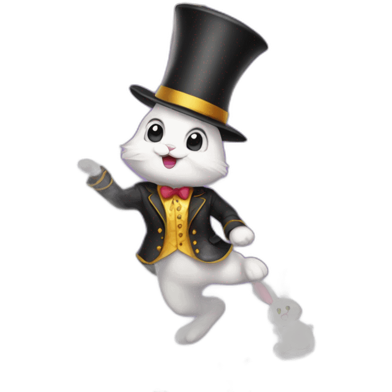 Bunny magician emoji