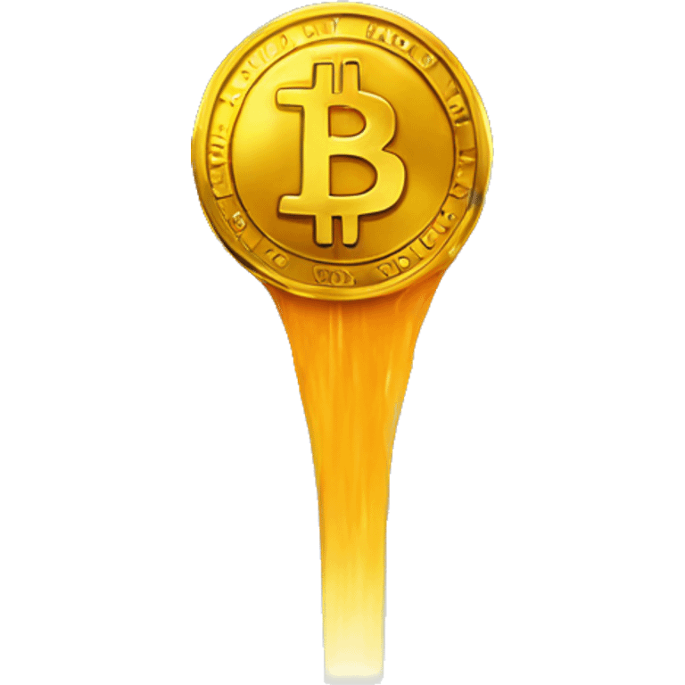 bitcoin on the moone emoji