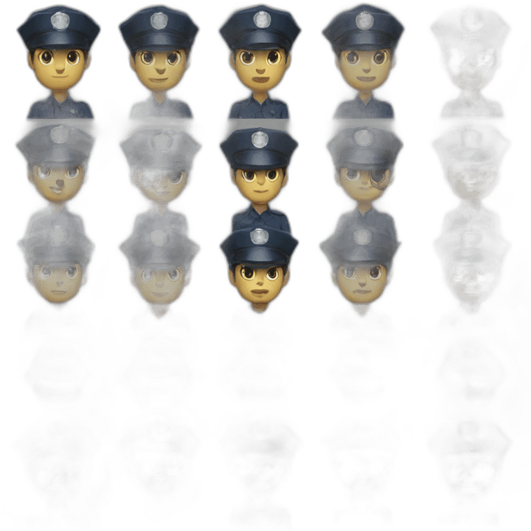 police uniforms emoji