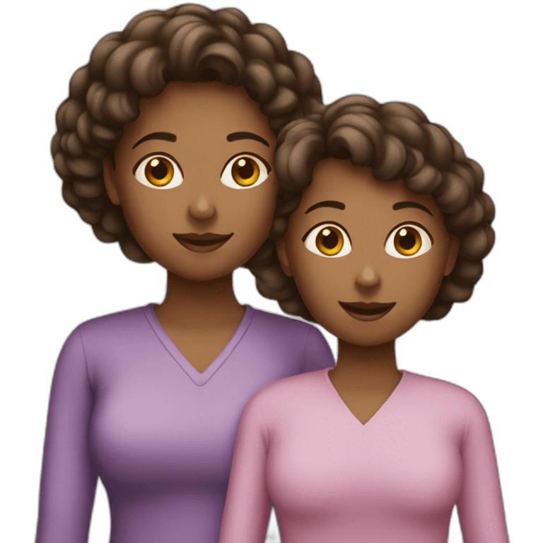 3 women family emoji