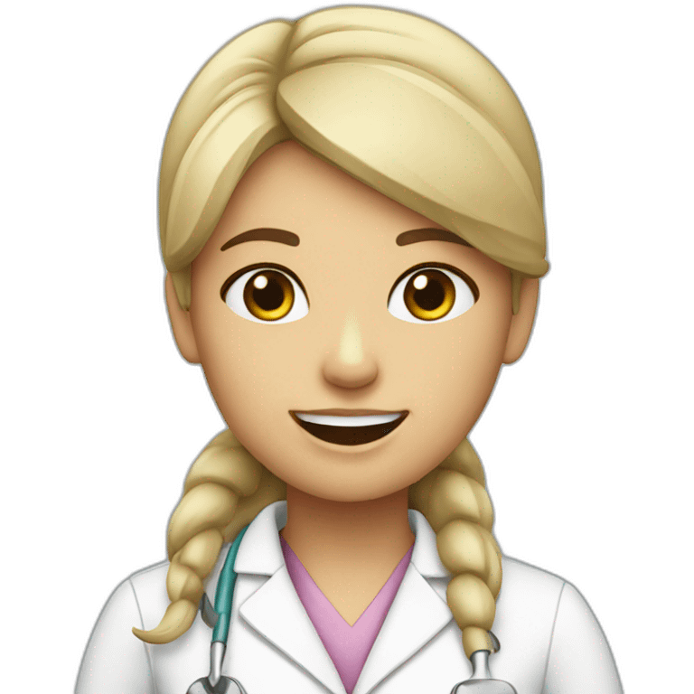 Dentist girl emoji