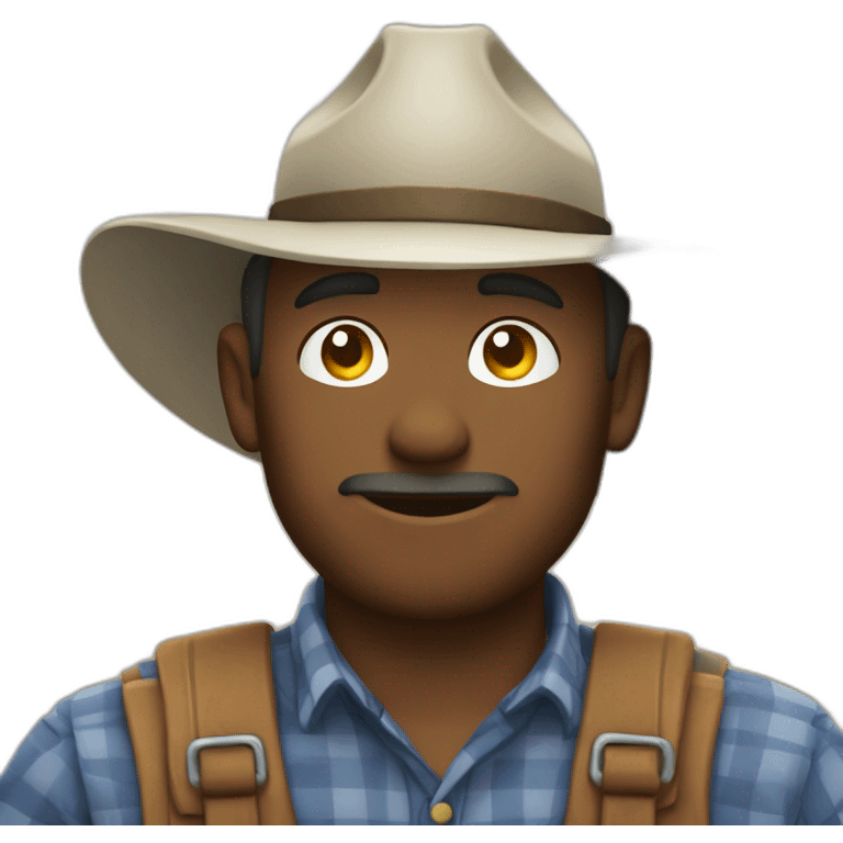 discord style farmer emoji saluting emoji