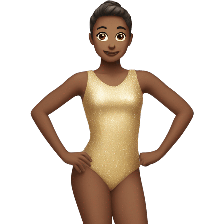 Sparkly leotard  emoji