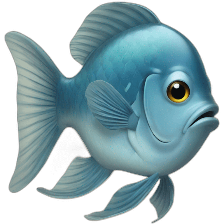 The only fish who knows the truth emoji