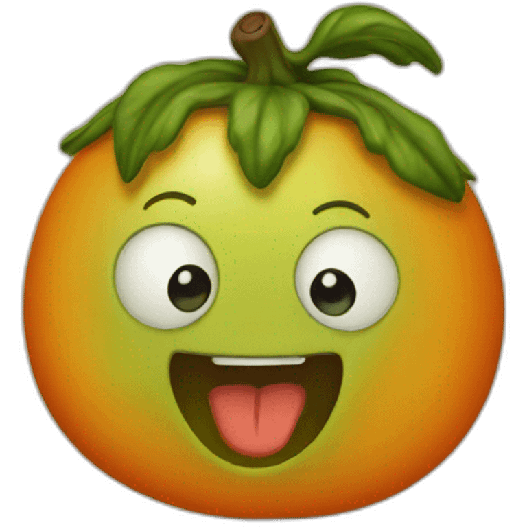 orange-pickle emoji