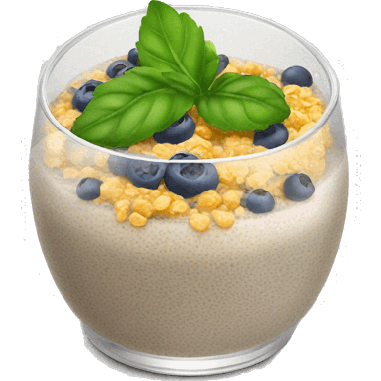 chia pudding  emoji