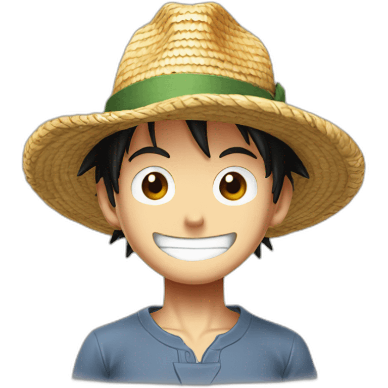 luffy ay chapeau de paille emoji