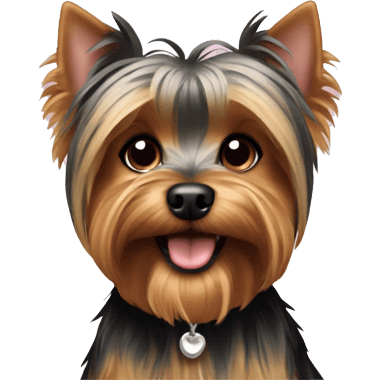 Yorkie terrier dog emoji