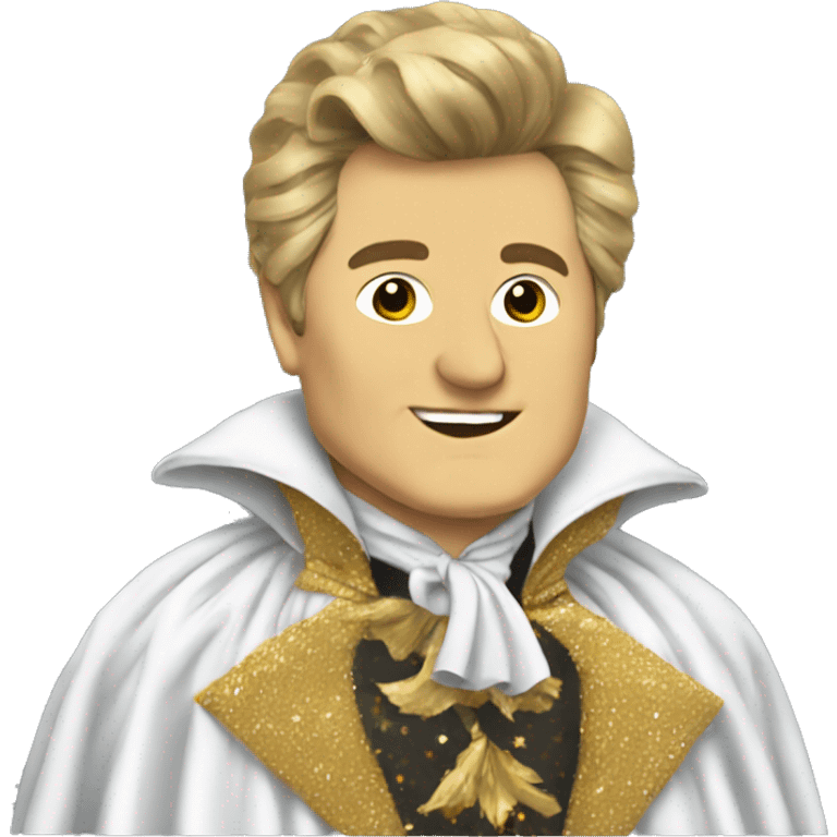 liberace in a cape emoji