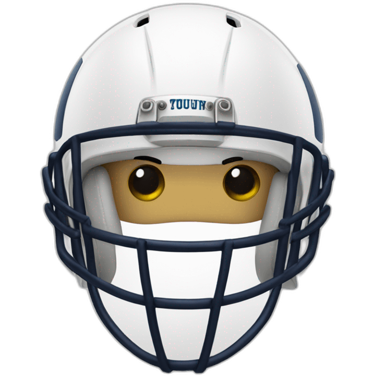 Footballhelm mit Auge emoji