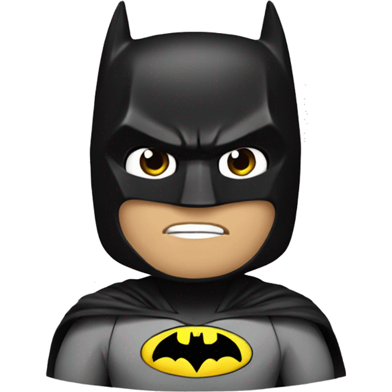 Batman with bow emoji