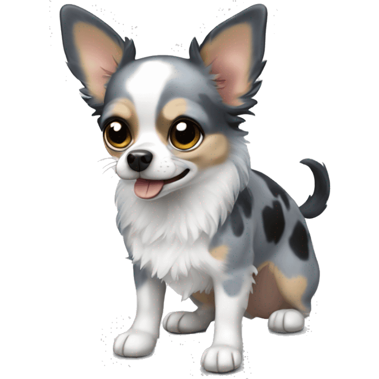 Chihuahua blue merle emoji