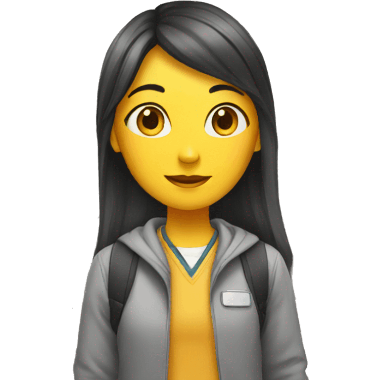 school and girl emoji