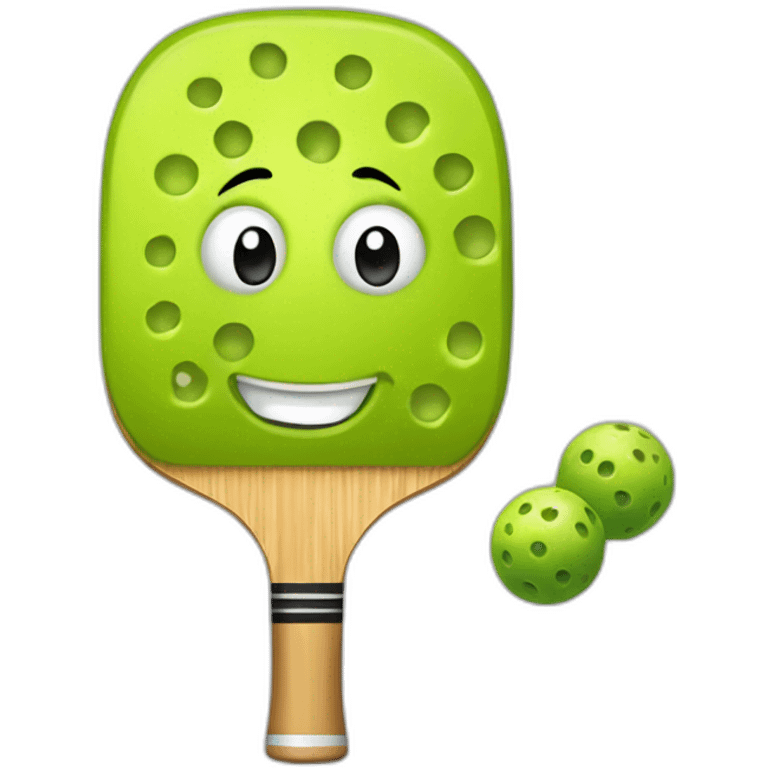 pickleball mixed with gy emoji