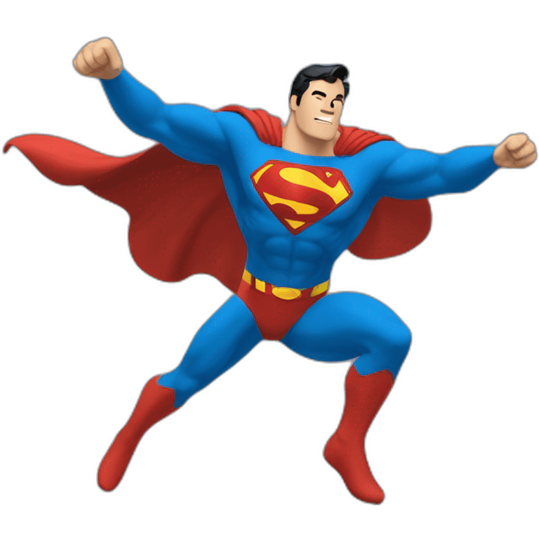 Superman dancing emoji