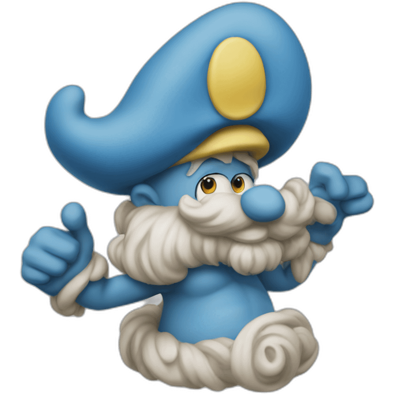 Smurf quatre emoji