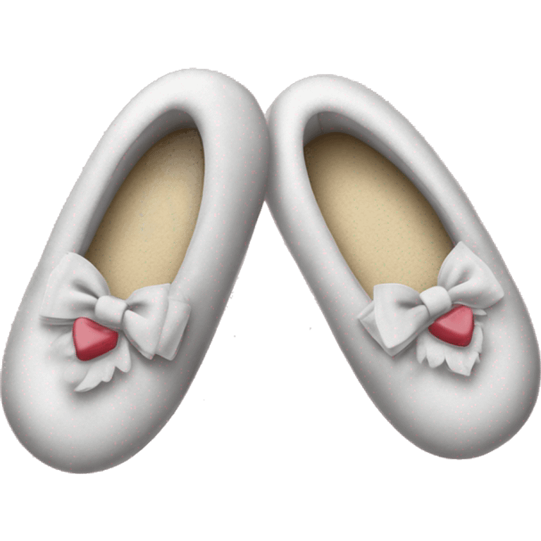 Coquette slippers emoji