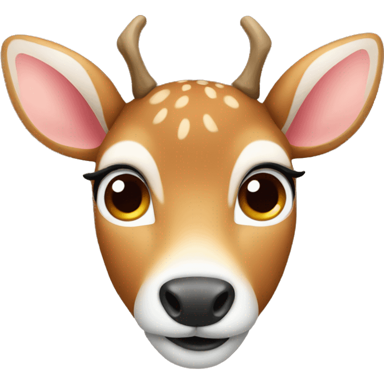 Deer with adorable eyes emoji